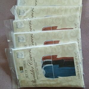 Better Homes And Gardens Cream Shoulder Cover Set - Clear Plastic Packaging